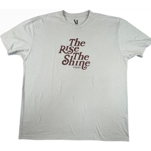 Vuori Other - Vuori Mens T-Shirt "The Rise The Shine" XXL Cotton/Poly Blend